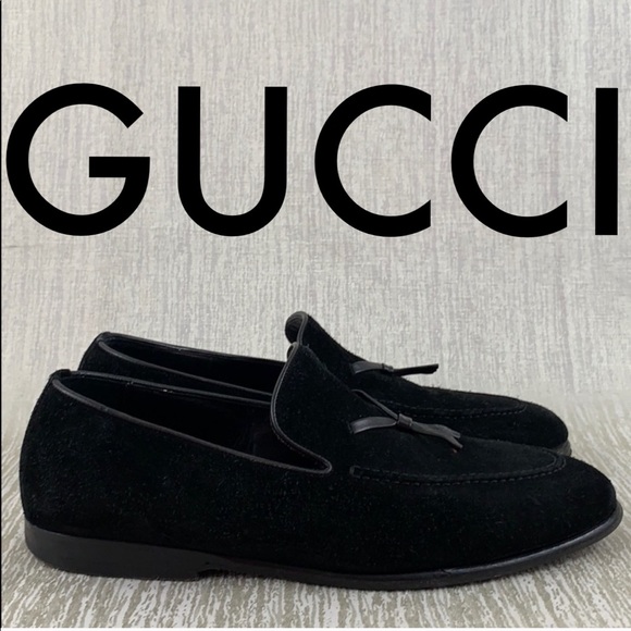 Gucci Other - ⭐️ GUCCI MENS SUEDE LOAFERS 💯AUTHENTIC